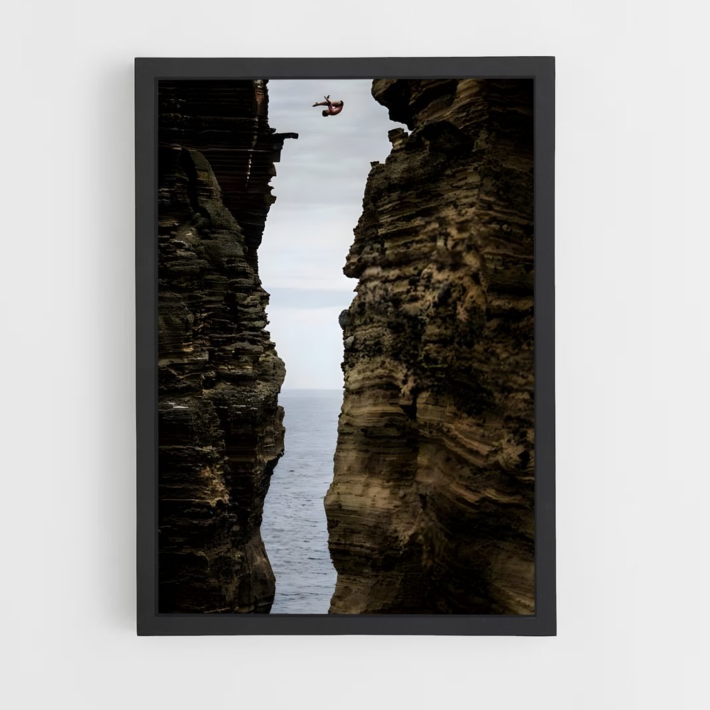 Poster Artem silchenko – affiche Plongeon de falaise (vue 2)